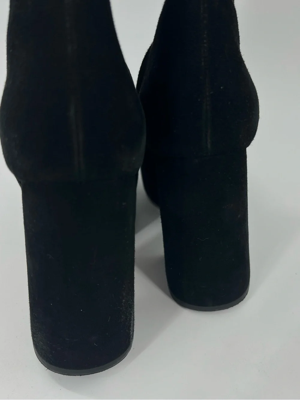Gucci Madame Black Suede Knee High Boots Size 37 / US 6 - Picture 8 of 10